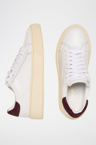 Zapatillas de piel Silana - Blanco