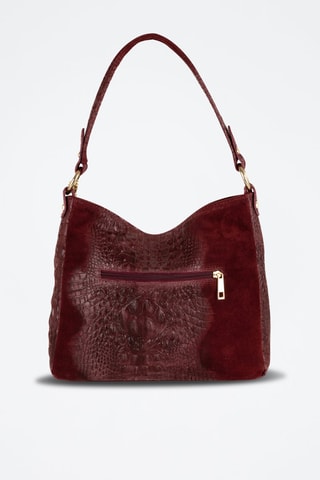 Bolso de piel Linda - Rojo