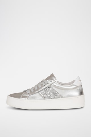 Zapatillas de piel Torecia - Plateado