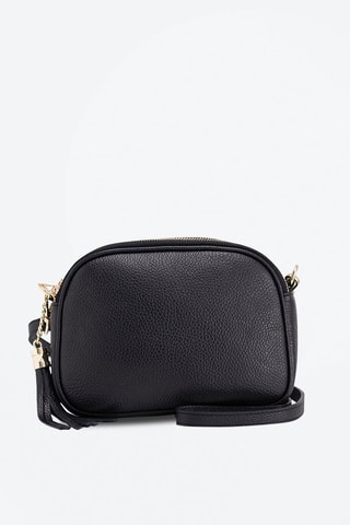 Bandolera de piel Monte Sparagio - Anna Morellini - Dorado y negro