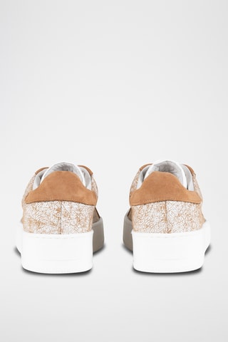 Zapatillas de piel Cristanda - Marrón