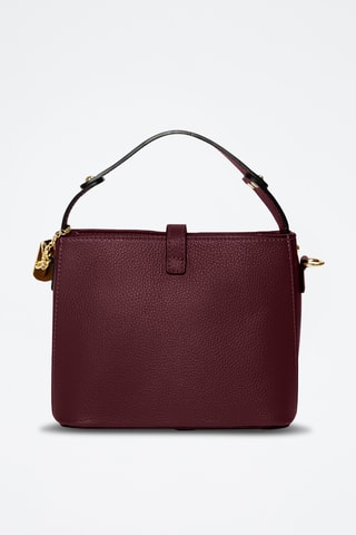 Bolso de piel Adelma - Burdeos