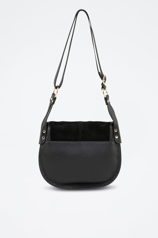Sac porté épaule en cuir Ersicia - Noir