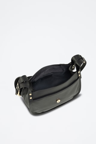 Sac porté épaule en cuir Ersicia - Noir
