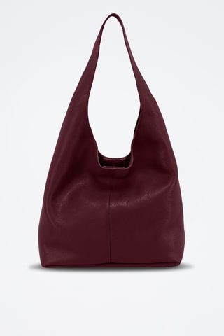Bolso de piel Tarquinia - Burdeos