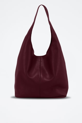 Bolso de piel Tarquinia - Burdeos
