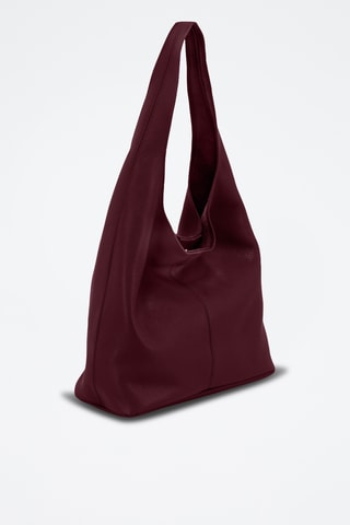Bolso de piel Tarquinia - Burdeos