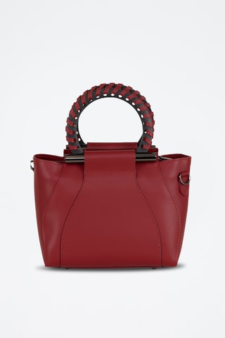 Bolso de piel Garlate - Burdeos