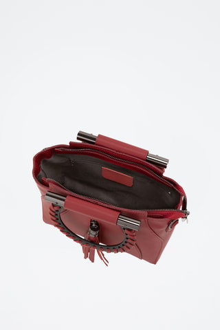 Bolso de piel Garlate - Burdeos
