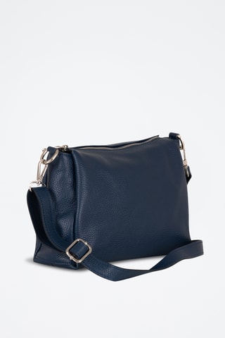 Bandolera de piel - Azul