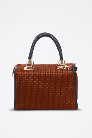 Bolso de piel Viola - Marrón