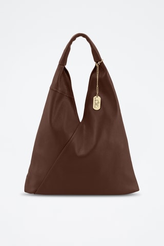 Bolso de piel Chersilina - Marrón