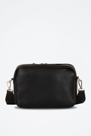 Bandolera de piel Erminia Negro - Anna Morellini - Negro