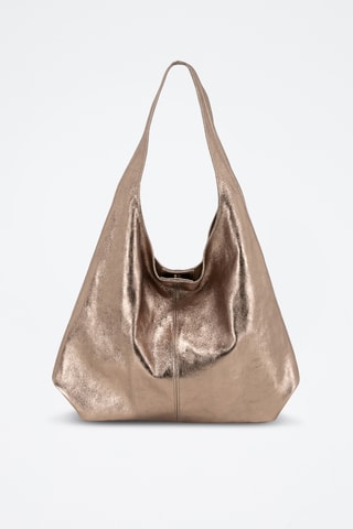 Bolso de piel Terracina - Plateado