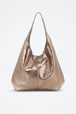Bolso de piel Terracina - Plateado