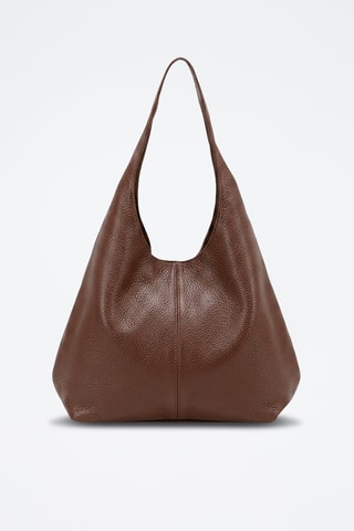 Bolso de piel Terracina - Marrón oscuro