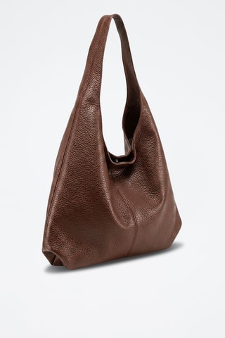 Bolso de piel Terracina - Marrón oscuro