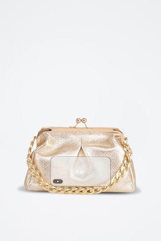 Bolso de piel Clane - Dorado