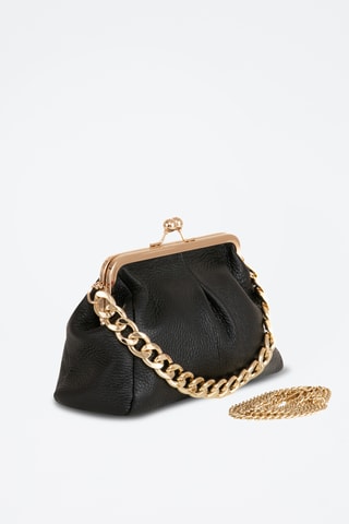 Bolso de piel Clane - Negro