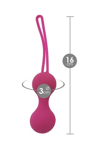 Boules de geisha waterproof Easy Perfect - Magenta - 16 cm