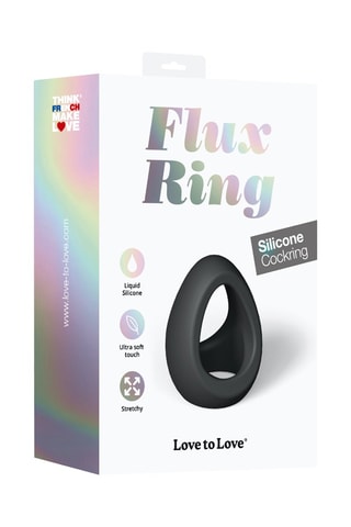 Cockring Flux Ring Noir - 4,5 cm
