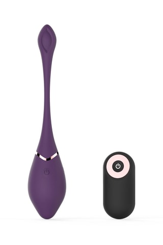 Uovo vibrante telecomandato waterproof Smart Egg Control - Viola - 17 cm