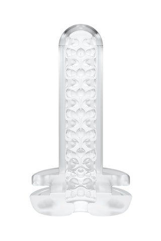 Gaine interchangeable Stronger pour masturbateur Sexpresso - Transparent - 14 cm