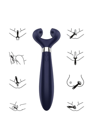 Vibromasseur endless fun - Bleu - 21 cm