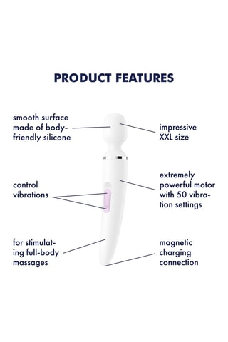 Vibromasseur wand-er woman - Blanc