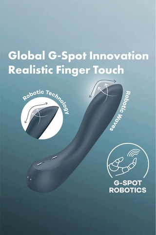 Vibromasseur g-spot wave 4 - Bleu - 21 cm