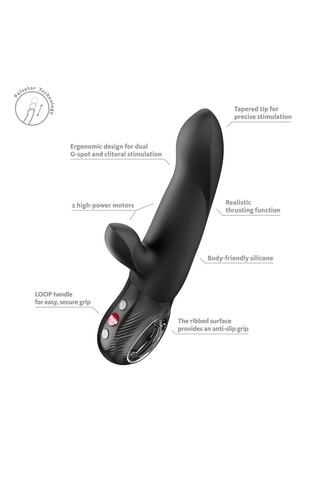 Vibromasseur - Noir - 22 cm