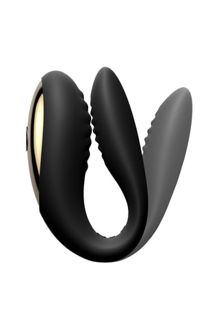 Vibratore telecomandato Perfect Lover - Nero e dorato - 27,8 cm