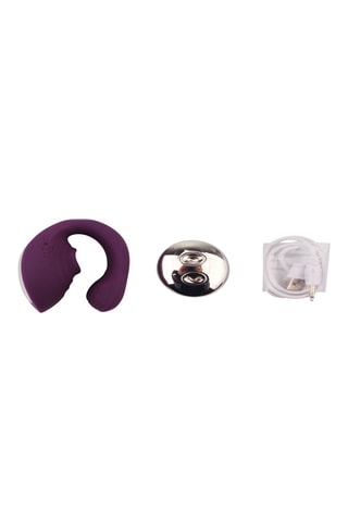 Stimolatore clitorideo Smart Couple Vibes And Beats - Viola - 10 cm