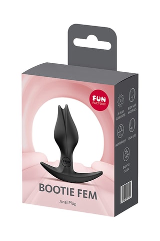 Plug anal - Noir - 8 cm