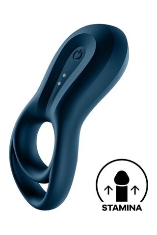 Anneau pénien connecté Epic Duo - Bleu - 11 cm