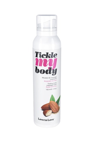 Mousse de massage crépitante Tickle My Body - Amandes sucrées - 150 ml