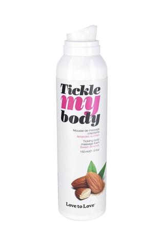Mousse de massage crépitante Tickle My Body - Amandes sucrées - 150 ml