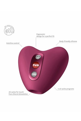 Stimulateur clitoridien waterproof Libera - Rouge