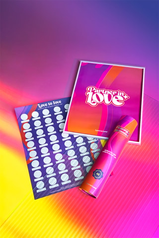 Poster da grattare per coppie - 30 x 40 cm