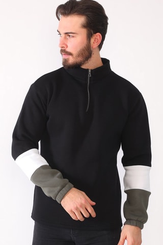 Sweat - Blanc, noir et gris