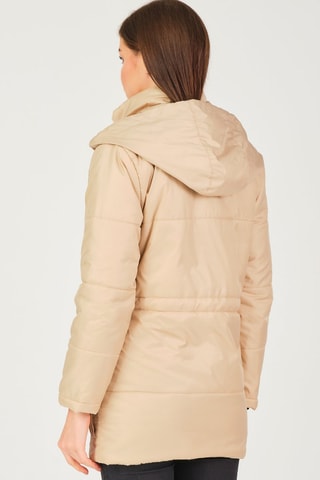 Doudoune à capuche - Beige