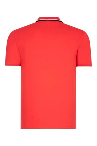 Polo - Blanc, noir et rouge