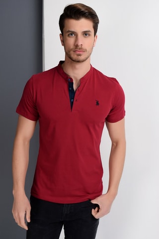 Polo - Noir et rouge
