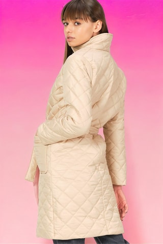 Doudoune longue - Beige