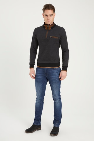Sweat - Noir, marron et gris