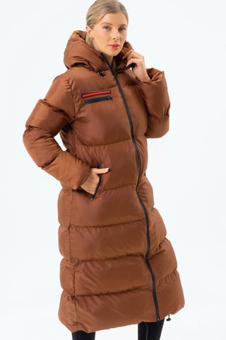 Doudoune longue - Marron