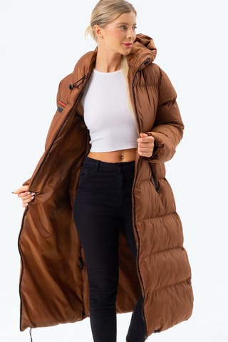Doudoune longue - Marron
