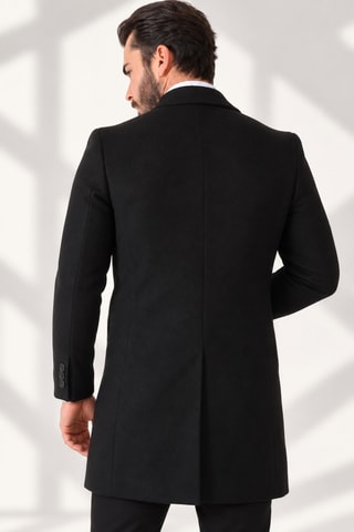 Manteau en laine - Noir