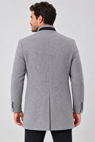 Manteau en laine - Gris