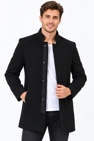 Manteau en laine - Noir